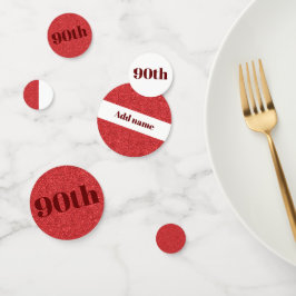 Stilvolle hübsche personalisierte Geburtstagskaffe Konfetti