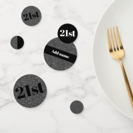 Stilvolle hübsche personalisierte Geburtstagskaffe Konfetti