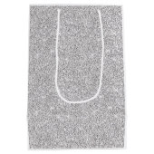 Stilvolle hübsche personalisierte mittlere geschenktüte (Rückseite)