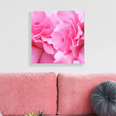 Stilvolle hübsche rosa Rosa moderne, blumenreiche  Leinwanddruck (Insitu (Wohnzimmer))