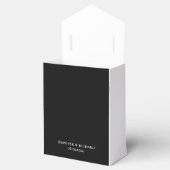 Stilvolle Hübsche Rote Kirsche Schwarz-weiße Hochz Geschenkschachtel (Geöffnet)