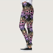 Stilvolle hübsche Schädelknochen Leggings (Links)