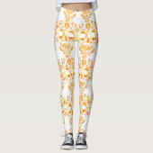 Stilvolle hübsche Schädelknochen Leggings (Vorderseite)