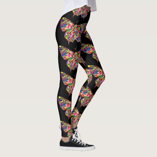 Stilvolle hübsche Schmetterling-Leggings Leggings (Rechts)
