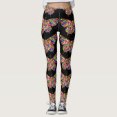 Stilvolle hübsche Schmetterling-Leggings Leggings (Vorderseite)
