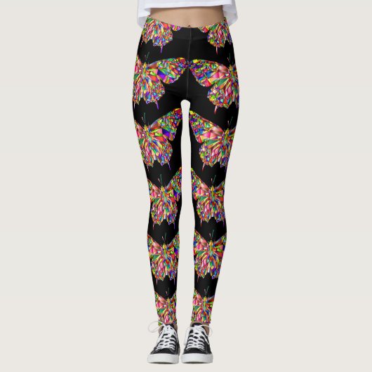 Stilvolle hübsche Schmetterling-Leggings Leggings (Vorderseite)