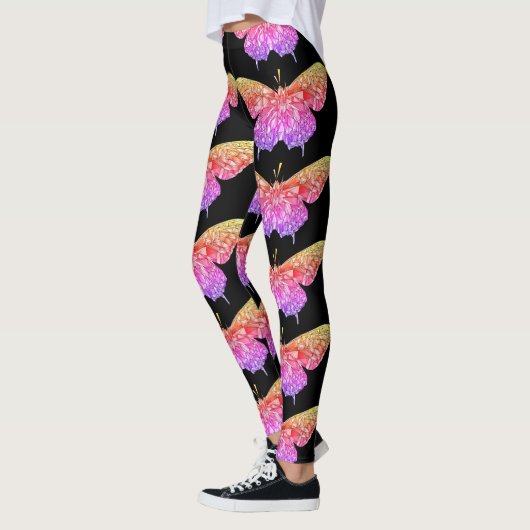 Stilvolle hübsche Schmetterling-Leggings Leggings (Links)