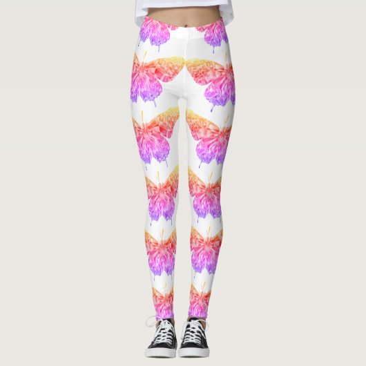 Stilvolle hübsche Schmetterling-Leggings Leggings (Vorderseite)