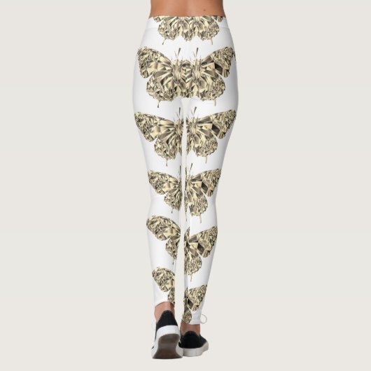 Stilvolle hübsche Schmetterling-Leggings Leggings (Rückseite)
