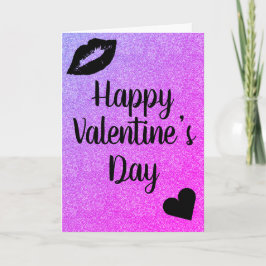 Stilvolle hübsche Valentinstag-Karte Karte