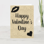 Stilvolle hübsche Valentinstag-Karte Karte (Vorderseite)