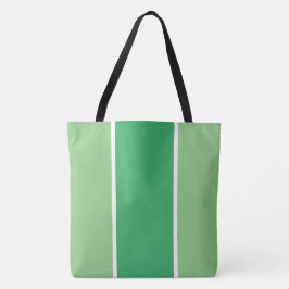 Stilvolle, Hübsche, zweiteilige, grüne Streifen Tasche