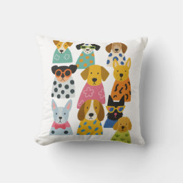 Stilvolle Hunde Funny Pet Lover Geschenk Kissen
