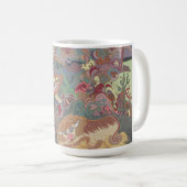 Stilvolle Hunde im Garten Kaffeetasse (VorderseiteRechts)