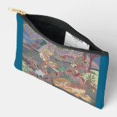 Stilvolle Hunde im Garten Zubehörtasche (Offen)