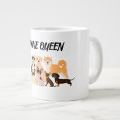 Stilvolle Hunde-Mama Jumbo-Tasse (Vorderseite Rechts)