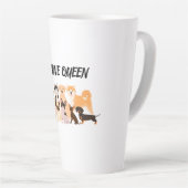 Stilvolle Hunde-Mama Milchtasse (Rechte Ecke)
