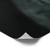 Stilvolle Hündin im gemütlichen Ambiente Poster (Ecke)