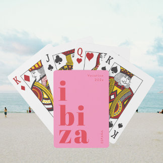 Stilvolle Ibiza Spielkarten
