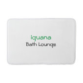Stilvolle Iguana Bath Lounge Bath Mat Badematte (Vorderseite)