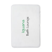 Stilvolle Iguana Bath Lounge Bath Mat Badematte (Vorderseite Vertikal)