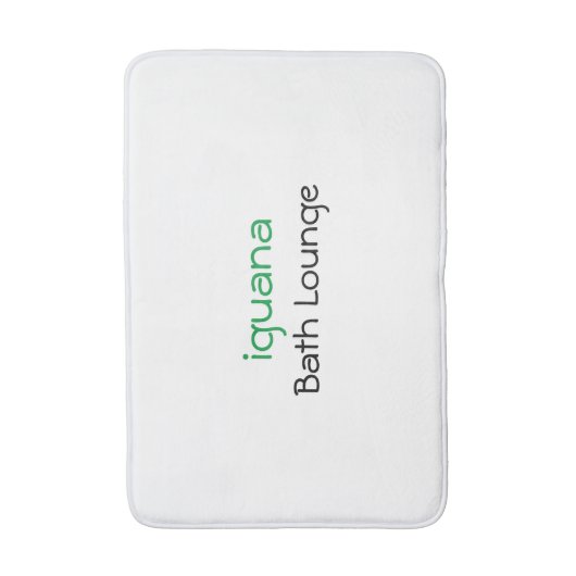 Stilvolle Iguana Bath Lounge Bath Mat Badematte (Vorderseite Vertikal)