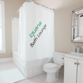 Stilvolle Iguana Bath Lounge Duschvorhang (Beispiel)