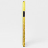 Stilvolle Imitate Gold Glitzer Yellow Honey Indivi iPhone Hülle (Rechte Seite)