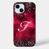 Stilvolle Imitate Kristallbrille Kristall-Buchstab Case-Mate iPhone Hülle (Rückseite)