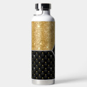 Stilvolle Imitate Kristallgoldfarben-Monogramm Trinkflasche (Rechts)