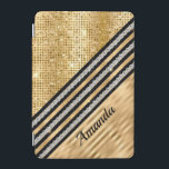 Stilvolle Imitate Kristallwaren und Gold Glitzer P iPad Mini Hülle<br><div class="desc">Hübsche schick und elegant mädchenhafte Imitate Glitzer, um eine besondere stilvolle Gehäuse zu schaffen, um Ihr Gerät zu schützen. Schönes, modernes und cooles Cover für den Trend-versierten und kunstliebenden angesagten Trendsetter. Dieses stilvolle Design wäre ideal für Mädchen, die gerne funkelnd Designs tragen. Zeigen Sie Ihren persönlichen Stil, sehen Sie modern,...</div>