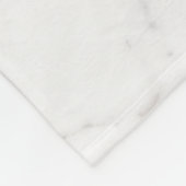 Stilvolle Imitate Marmortextur und Familienname Fleecedecke (Ecke)