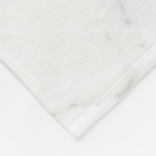 Stilvolle Imitate Marmortextur und Familienname Fleecedecke (Ecke)