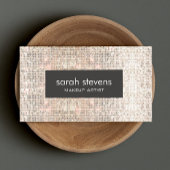 Stilvolle Imitate Silver Sequins Beauty Fashion Re Visitenkarte