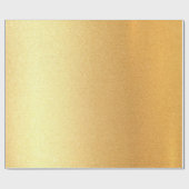 Stilvolle Imitats Gold Shiny Moderne Goldene Gloss Geschenkpapier (Flach)