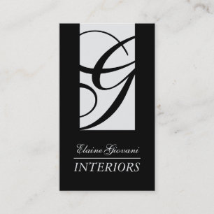 Stilvolle Innenarchitekt-Visitenkarte Visitenkarte