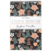 Stilvolle Inspiration Zitat botanische Flora 2022 Kalender (Titelbild)