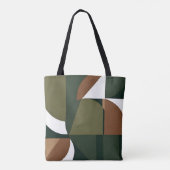Stilvolle irdische chic geometrisch tasche (Rückseite)