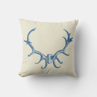 Stilvolle Jagd Rustikaler Hirschantler Retro Art S Kissen