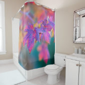 Stilvolle japanische Ahorn-Blätter Duschvorhang (Beispiel)