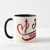 Stilvolle JESUS Christlich Ostern Tasse (Links)
