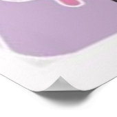 Stilvolle junge Frau mit Dreads - Poster (Ecke)