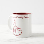 Stilvolle Kaffee-Tasse - Brew with Charm Zweifarbige Tasse (Vorderseite Links)