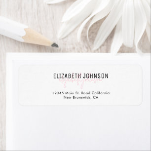 Stilvolle Kalligrafie Script Simple Girly Pink Lab