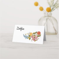 Stilvolle Kalocsai-Blume - Name hinzufügen