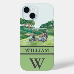 Stilvolle Kartkursklubs Monogram Name Case-Mate iPhone Hülle