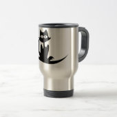 stilvolle Katzenreise-Tasse Reisebecher (VorderseiteRechts)