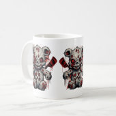 Stilvolle Keramik Tasse - Ideal für Kaffee & Tee L (Vorderseite Links)