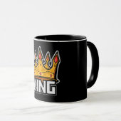 Stilvolle King Crown-Tasse Tasse (VorderseiteRechts)
