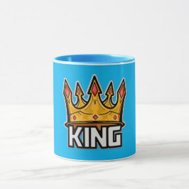 Stilvolle King Crown-Tasse Tasse